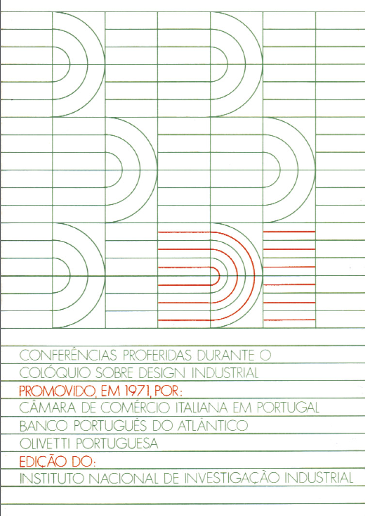 Report cover for the Colóquio sobre Design Industrial do INII