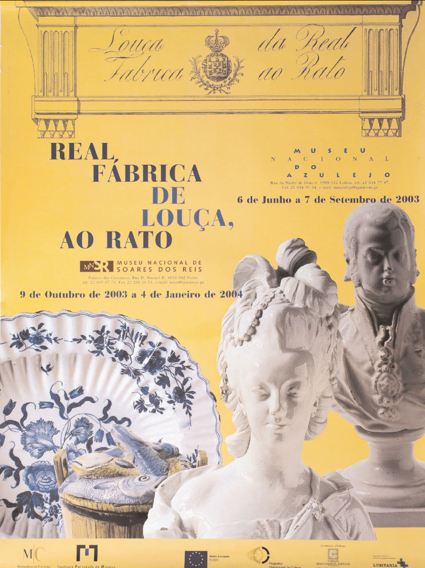 Catalogue cover for Real Fábrica de Louça, ao Rato