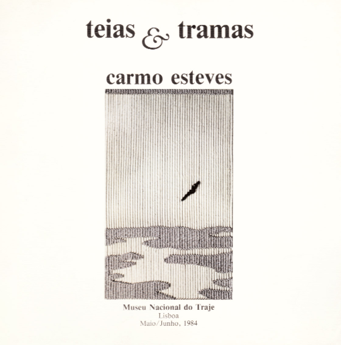 Catalogue cover of Teias e Tramas by Carmo Esteves