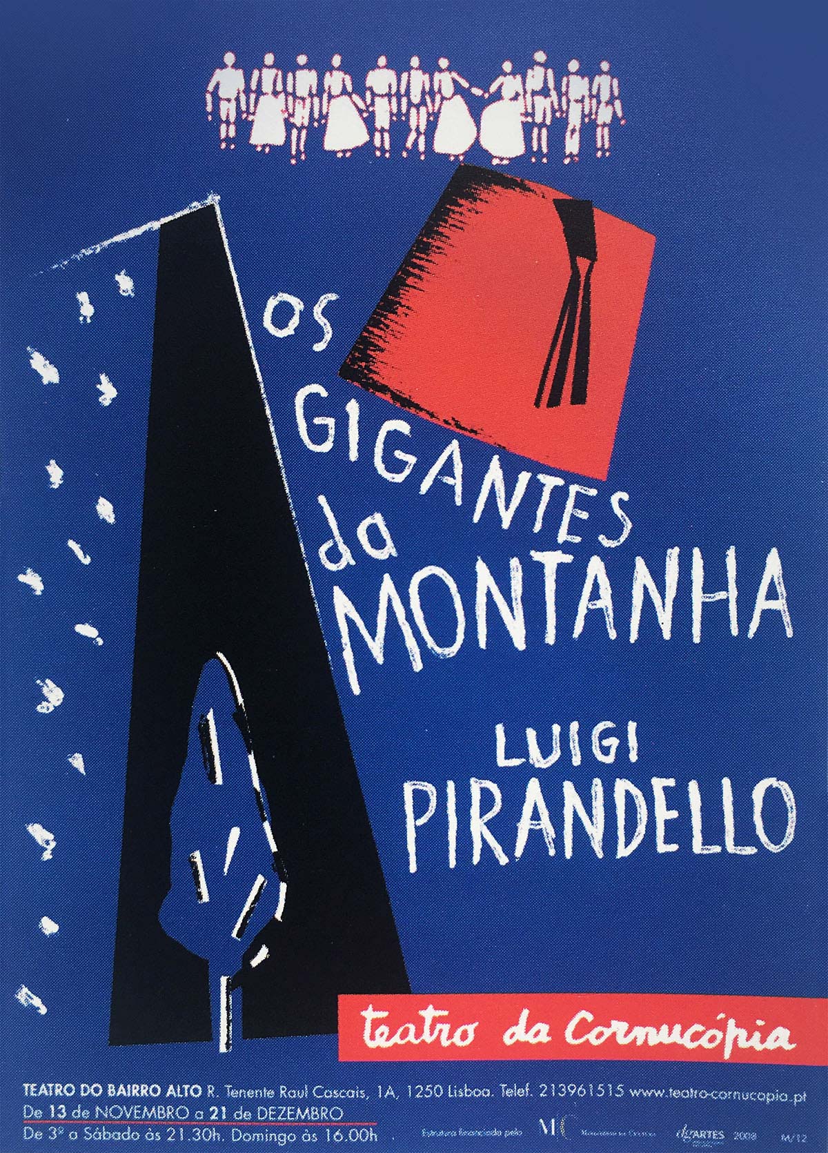 Poster Os Gigantes da Montanha – Teatro Cornucópia