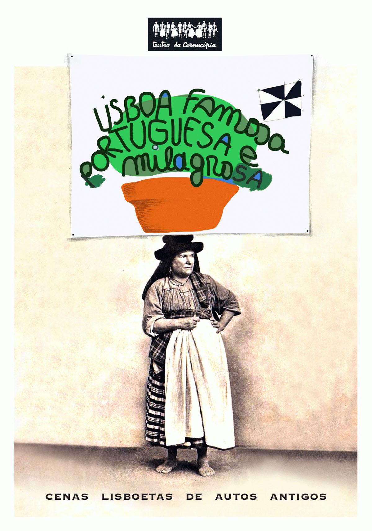 Poster Lisboa Famosa Portuguesa e Milagrosa – Teatro Cornucópia