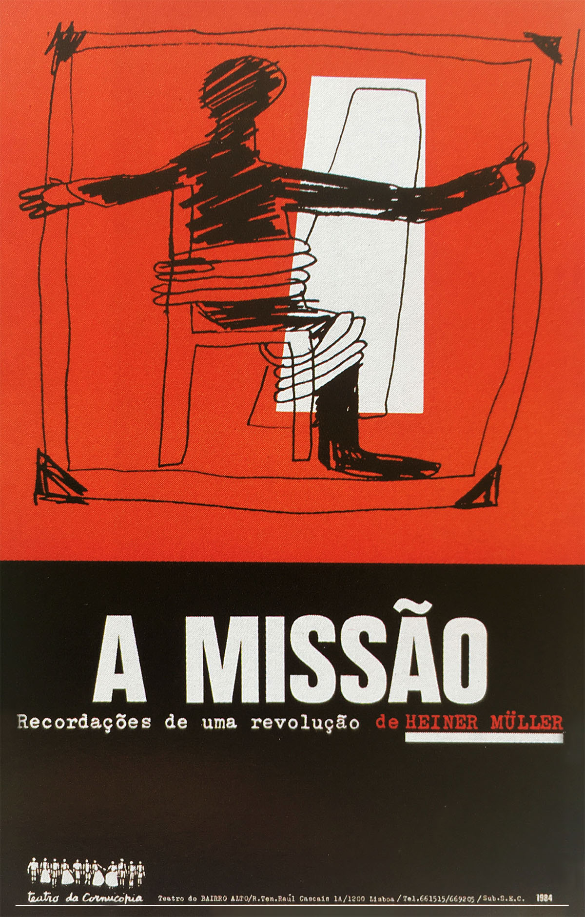 Poster A Missão – Teatro Cornucópia