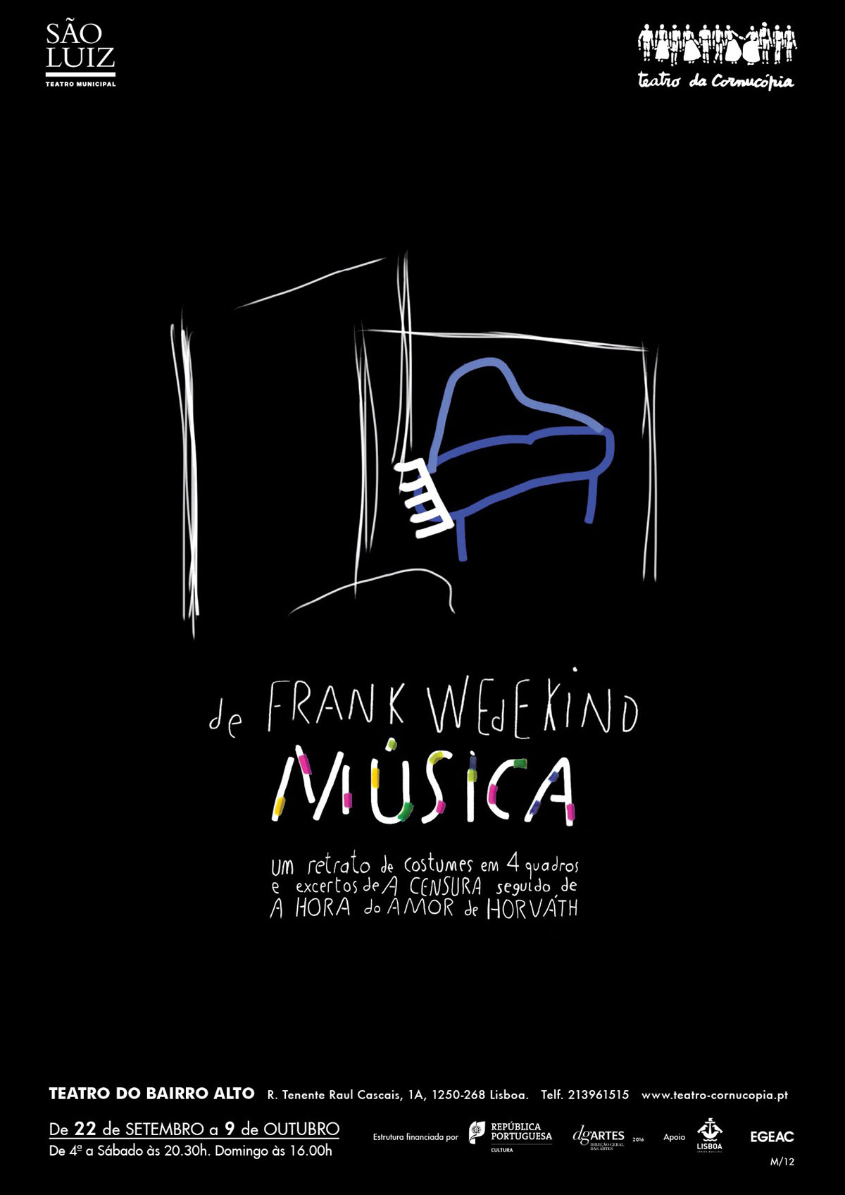 Poster Música – Teatro Cornucópia