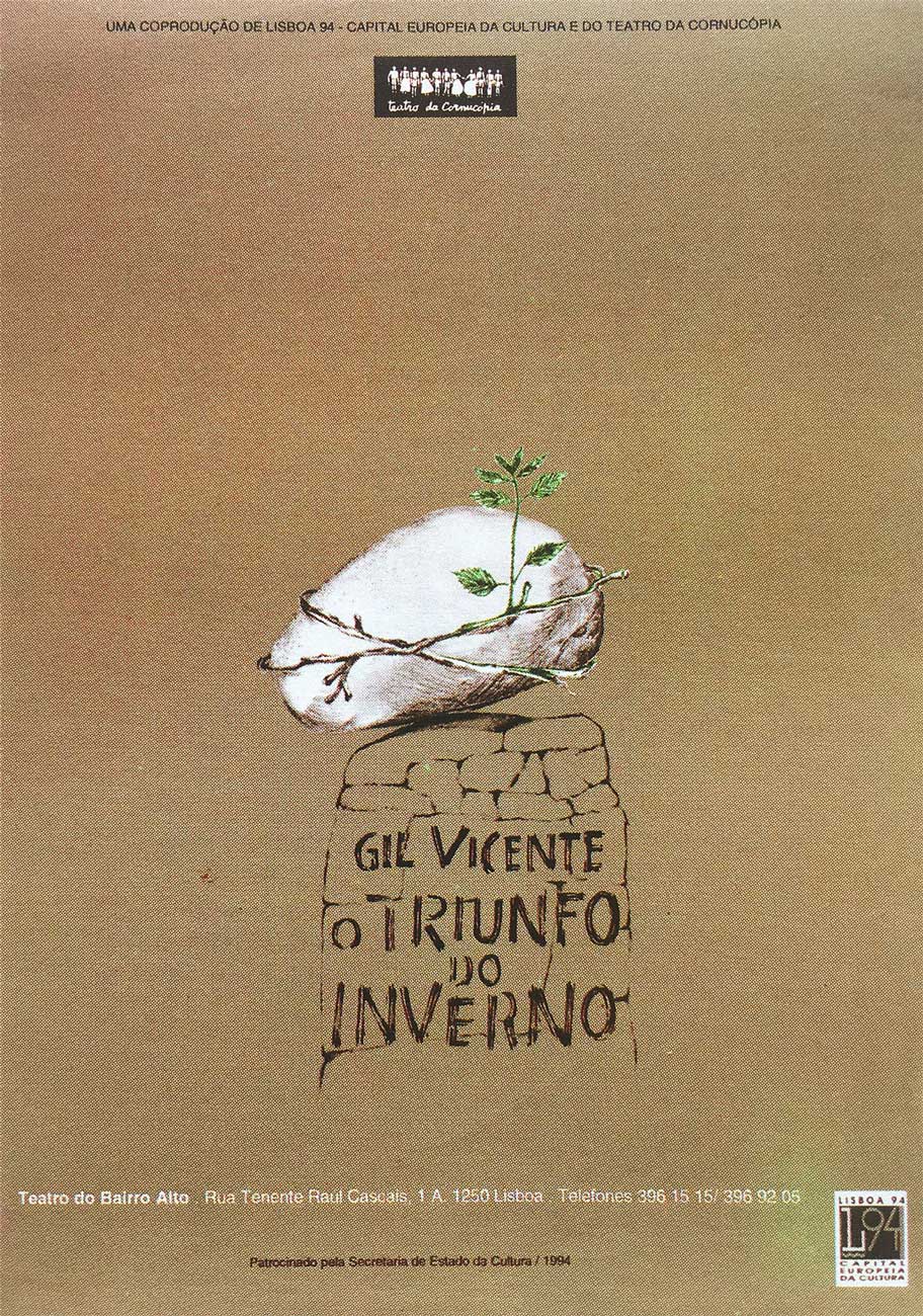 Poster O Triunfo do Inverno – Teatro Cornucópia